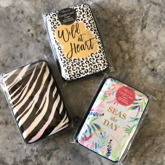 Credit card case with ID Theft Blocker - Picture 1 of 9